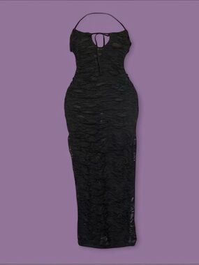 Widow x Dolls Kill Distressed maxi dress